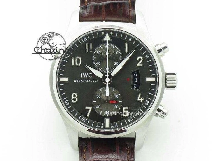 MIROTIME 0307 Durable Big Pilot IW329702 M+F 1:1 Best Edition Green Dial on Green Leather Strap MY 7006